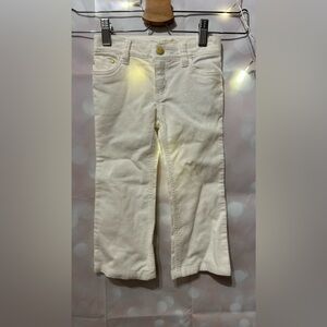 NWOT Greendog ivory glitter corduroy jeans toddler 2T